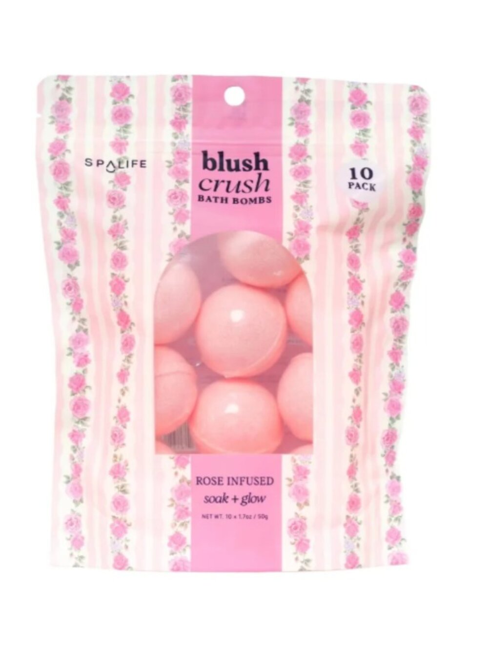 Spa Life Beauty Blush Crush bath bombs